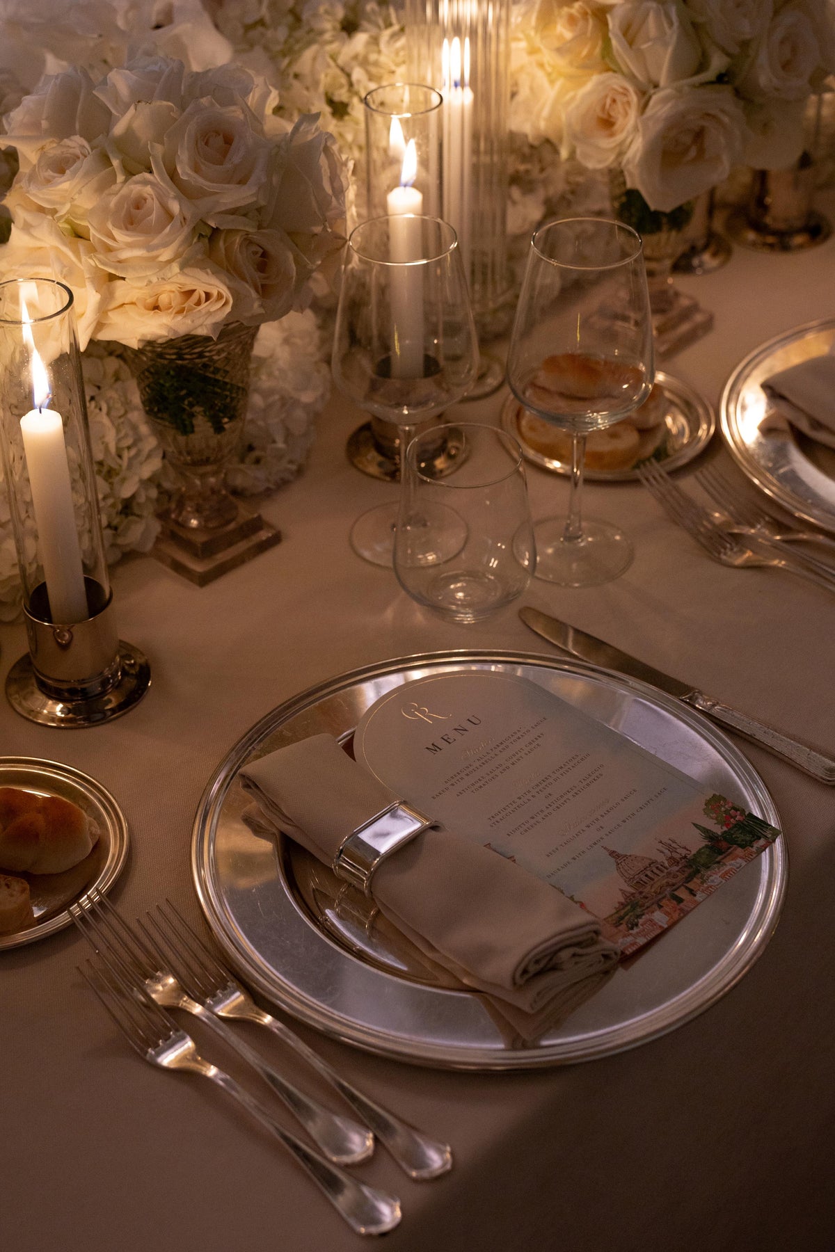 Design del menu con piastra ad arco | Villa del Balbianello