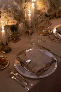 Design del menu con piastra ad arco | Villa del Balbianello