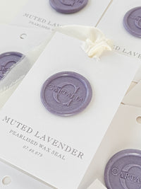 Wax Seal Stamp in Muted Lavender Matt