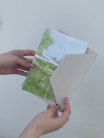Vellum Watercolour Wedding Invitation | Petersham Hotel | Bespoke Commission R&J