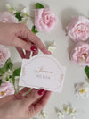 Segnaposto di forma personalizzata | Villa del Balbianello, Matrimonio sul Lago di Como