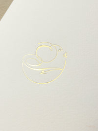 Luxury Classic Pocket fold with 4 inserts Wedding Invitation Suite with Gold Foil