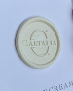 Sigillo di ceralacca in crema al burro opaca