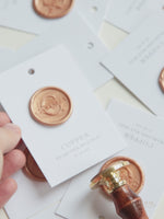 Wax Seal in Copper Pearlised