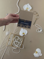 Segnaposto dorato Art Deco Grande Gatsby tagliato al laser