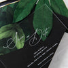 Salva la data calligrafia moderna perspex acrilico trasparente trasparente - inciso