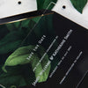 Acrilico classico ma senza tempo Salva la data Nomi Perspex See Through Plexi - Inciso