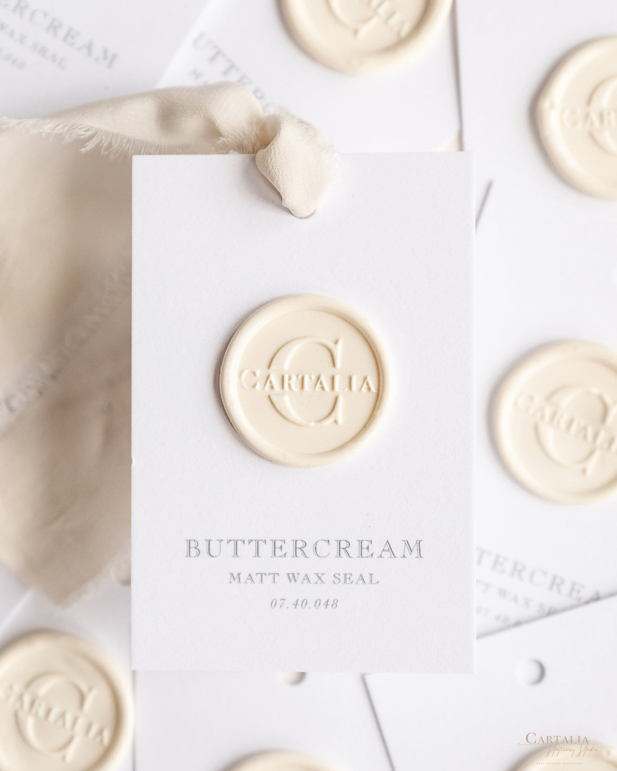 Wax Seal in Buttercream Matt