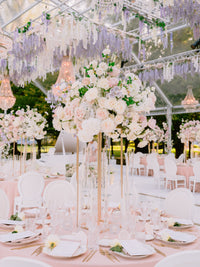 Blush Deckled Edge Luxury Rose Gold Foil Place card