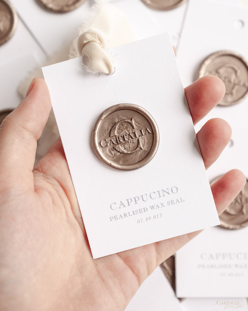 Sigillo di Cera in Cappuccino Perlato