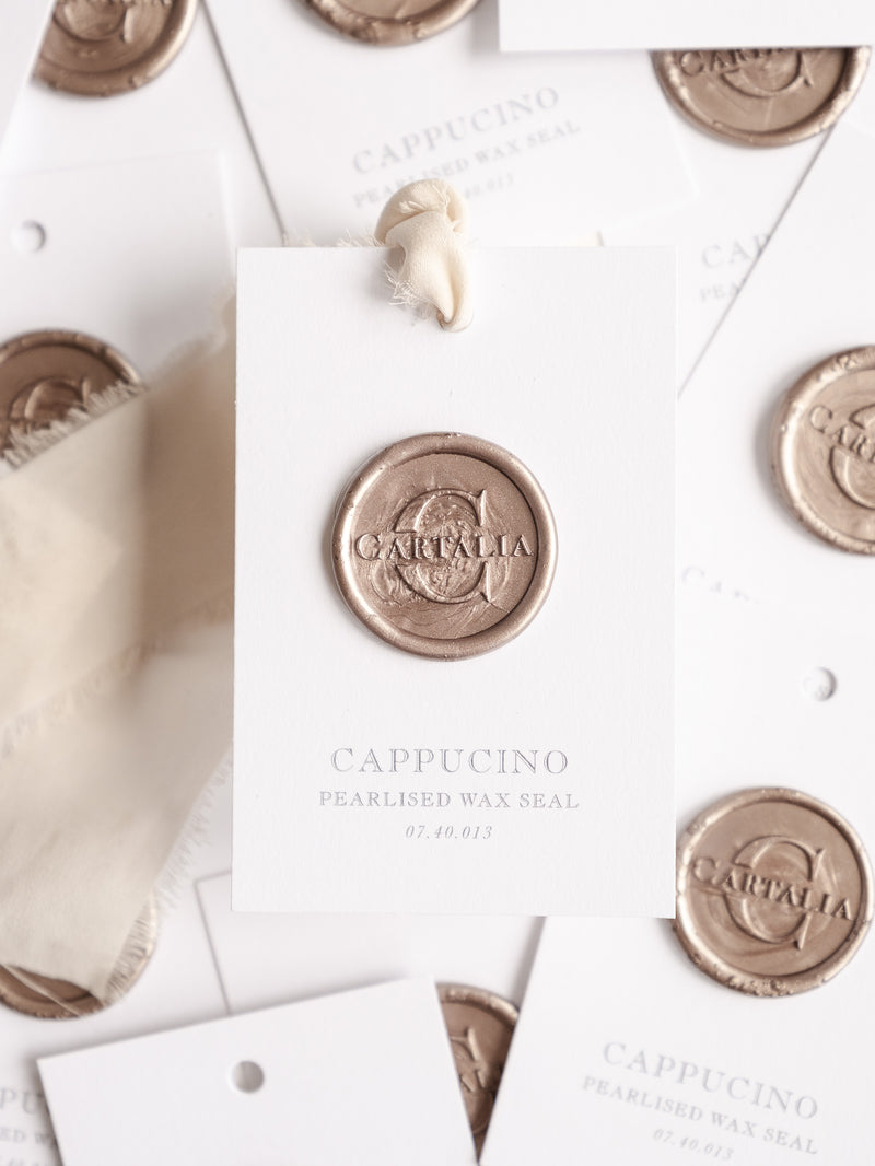 Sigillo di Cera in Cappuccino Perlato