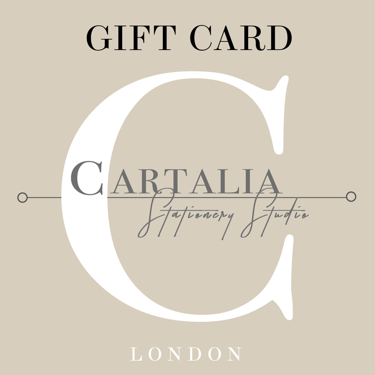 CARTALIA STONERY LONDON - Buono regalo