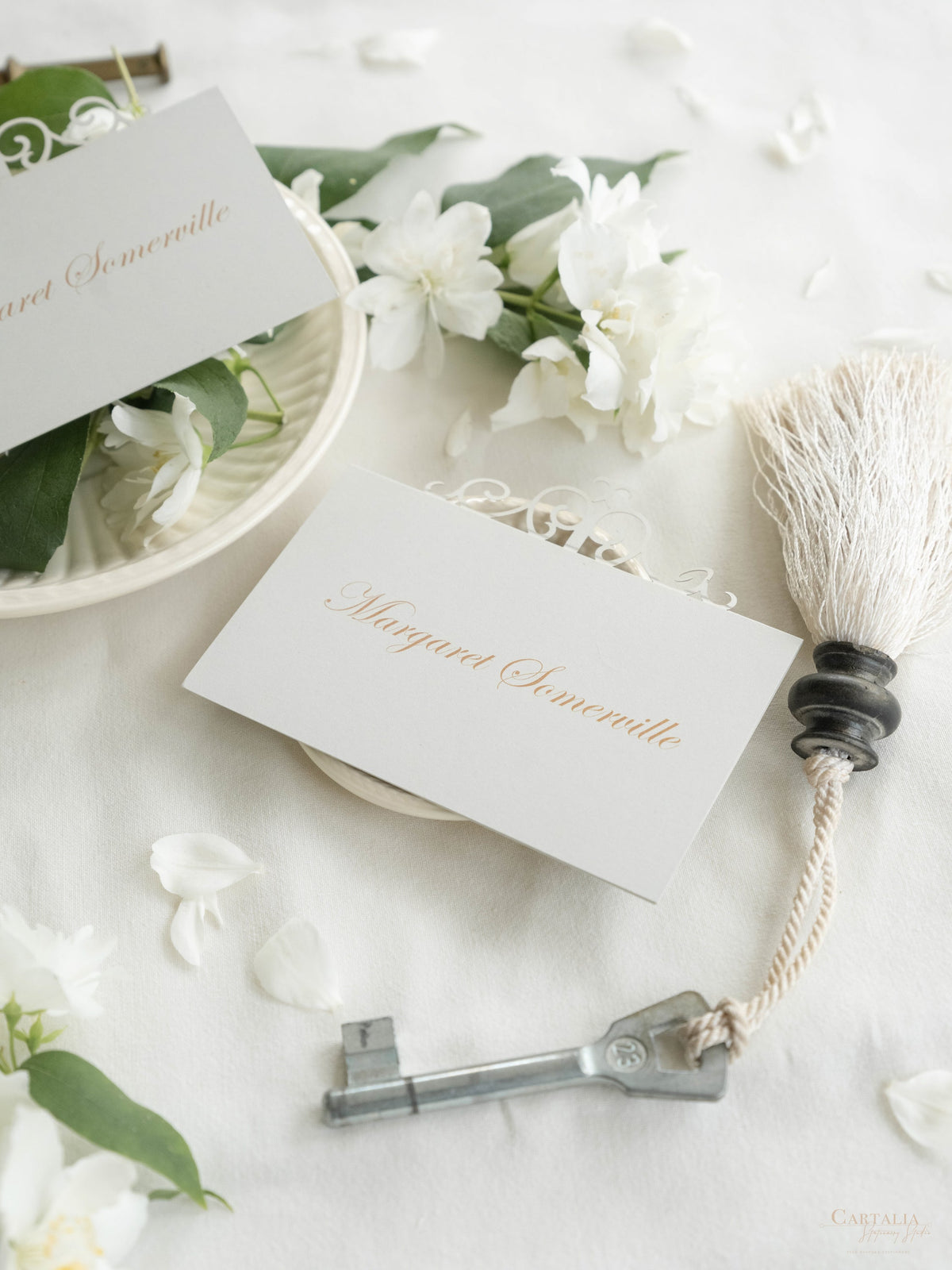 Ornamental Laser Cut Place card