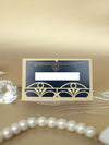 Segnaposto dorato Art Deco Grande Gatsby tagliato al laser