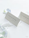 Embossed Pearl Place Cards