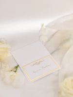 Luxury Gold Place Card with Foiled Backing