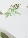 Fogliame verde Ordine di servizio / Ordine del giorno