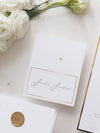 Classic Modern Calligraphy Cupids Amore Place Card