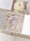 Couture Box : 3D Luxuriously Intricate Tier Laser Cutting Wedding Invitation Suite
