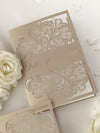 Old Gold Opulence Laser Cut Lace Order Of Service