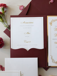 St Regis Hotel in New York Venue | Deluxe Red & Gold Pocket | Bespoke Commission D&D