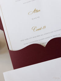 St Regis Hotel in New York Venue | Deluxe Red & Gold Pocket | Bespoke Commission D&D