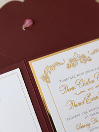 St Regis Hotel in New York Venue | Deluxe Red & Gold Pocket | Bespoke Commission D&D