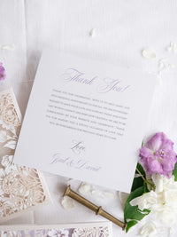 Tasca intricata Romantic Couture con due strati di taglio laser in lilla