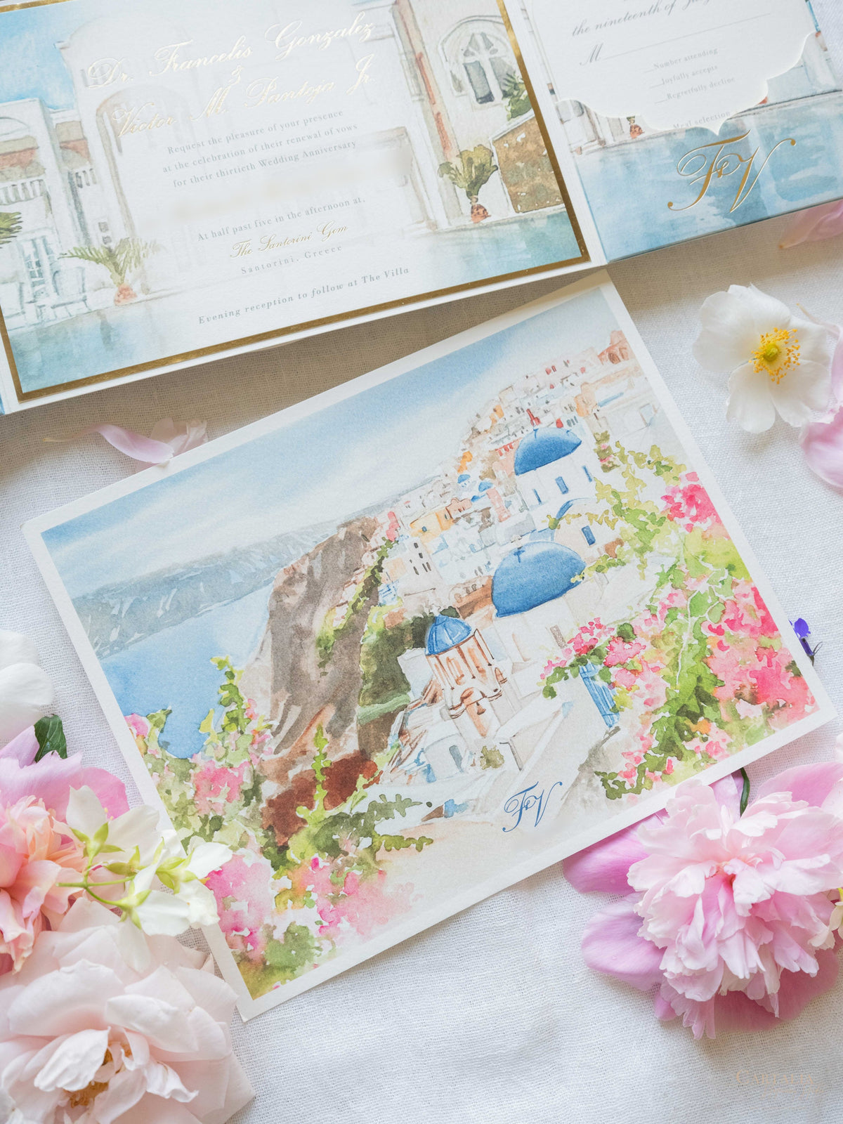 Add-on :Bespoke Artist Commission: Wedding Venue Watercolor Illustration