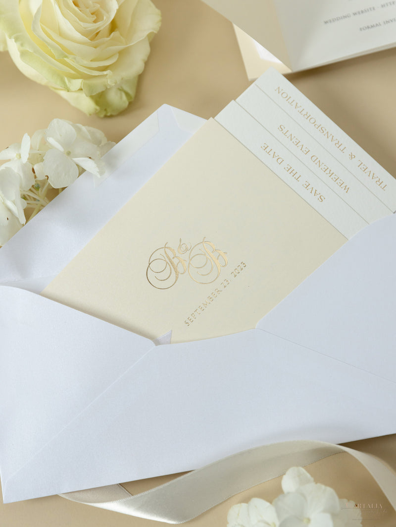 Cheque book Wedding Suite | Bespoke Commission B&B