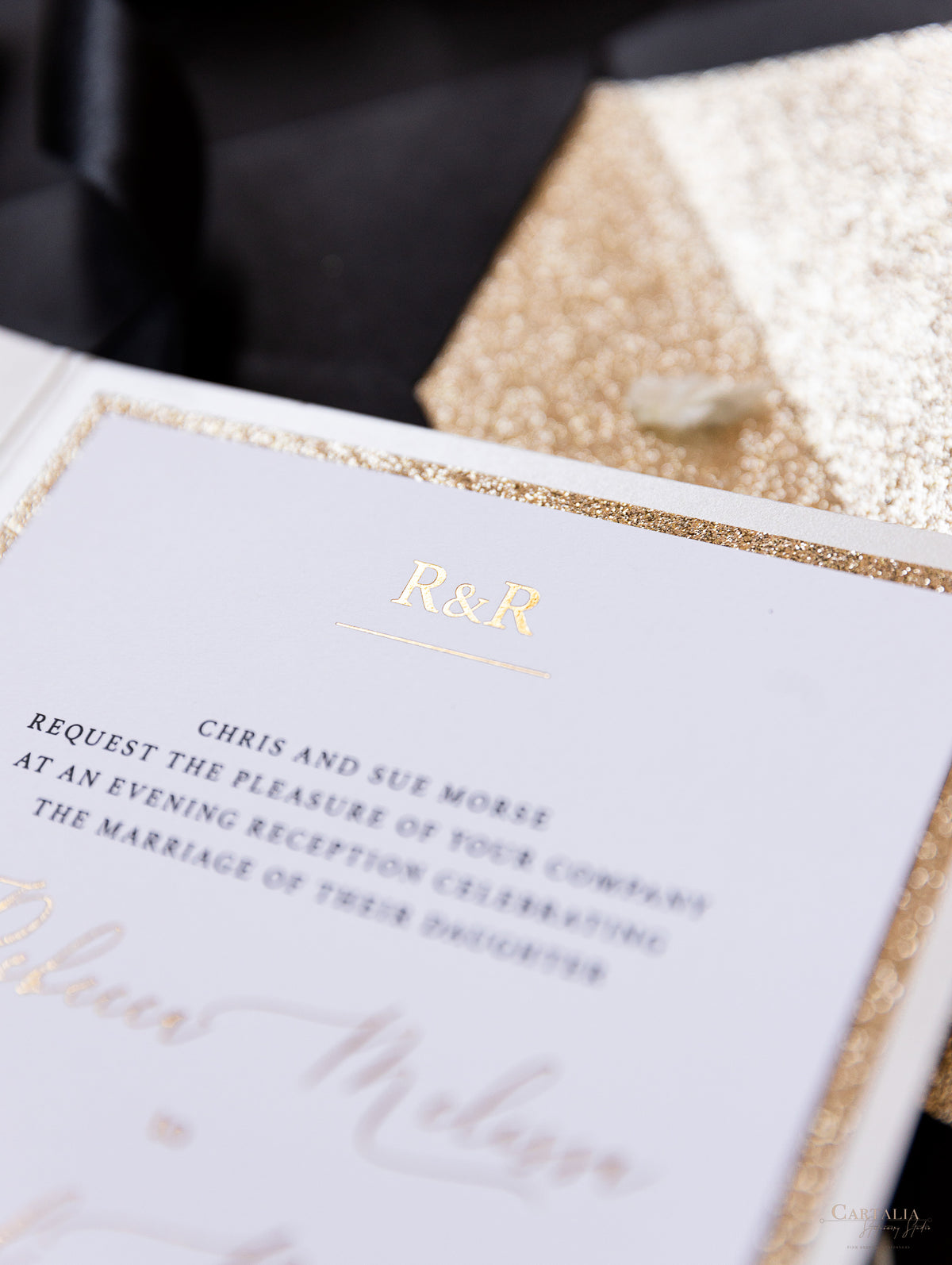 All that Glitters Pocket in Black & Gold | Bespoke Commission R&R