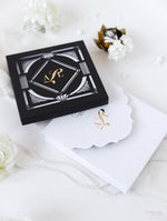 Art Deco Couture Bespoke Box : 3D Custom Design in Black & Gold | Bespoke Commission A&L