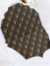 Art Deco Couture Bespoke Box : 3D Custom Design in Black & Gold | Bespoke Commission A&L