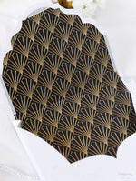 Art Deco Couture Bespoke Box : 3D Custom Design in Black & Gold | Bespoke Commission A&L