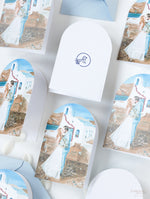 Luogo: Grecia Wedding Arch Style Deluxe Cancelleria | Commissione su misura A&amp;I