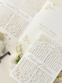 Luxury Ornemental Gate Laser Cut Order of Service