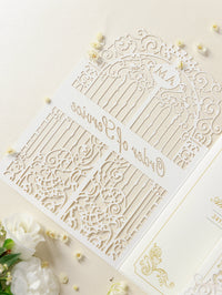 Luxury Ornemental Gate Laser Cut Order of Service