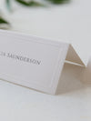 Classic Embossed Place Cards