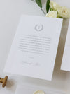 Timeless Triple Embossed Frame Thank You Cards With Belly Band & Wax Seal