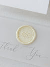 Timeless Triple Embossed Frame Thank You Cards With Belly Band & Wax Seal