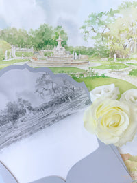 Musée et jardins Vizcaya | Lieu | Ribbon lié à la lettre de luxe. ÉCHANTILLON