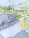 Museo e giardini di Vizcaya | SEDE | Cartella tipografica di lusso Tasca per invito Suite Nastro legato | CAMPIONE