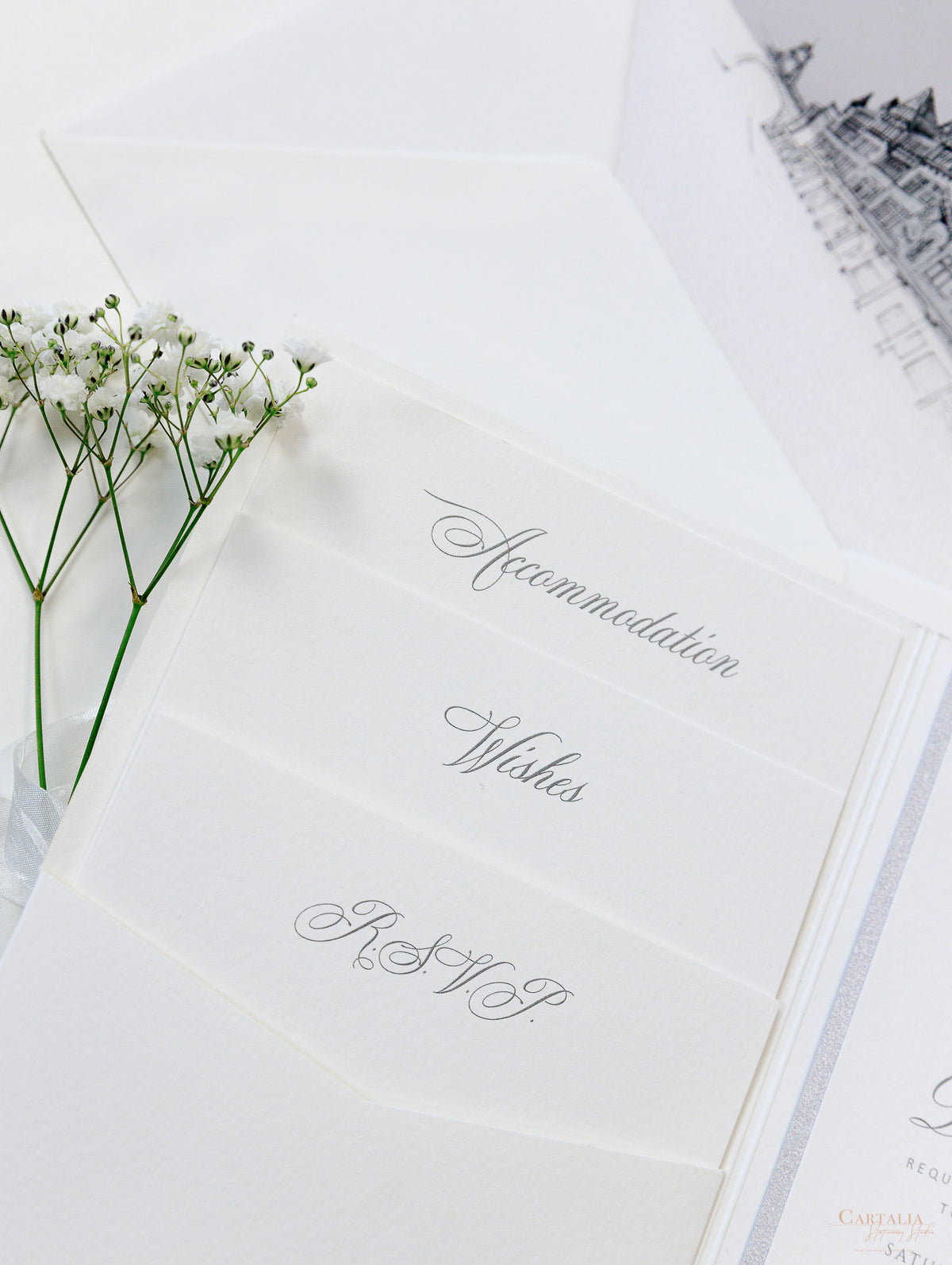 Lieu: The Chester Grosvenor Hotel Invitations | Commission sur mesure D&J