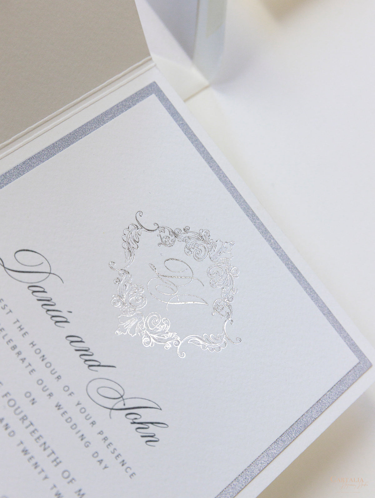 Lieu: The Chester Grosvenor Hotel Invitations | Commission sur mesure D&J