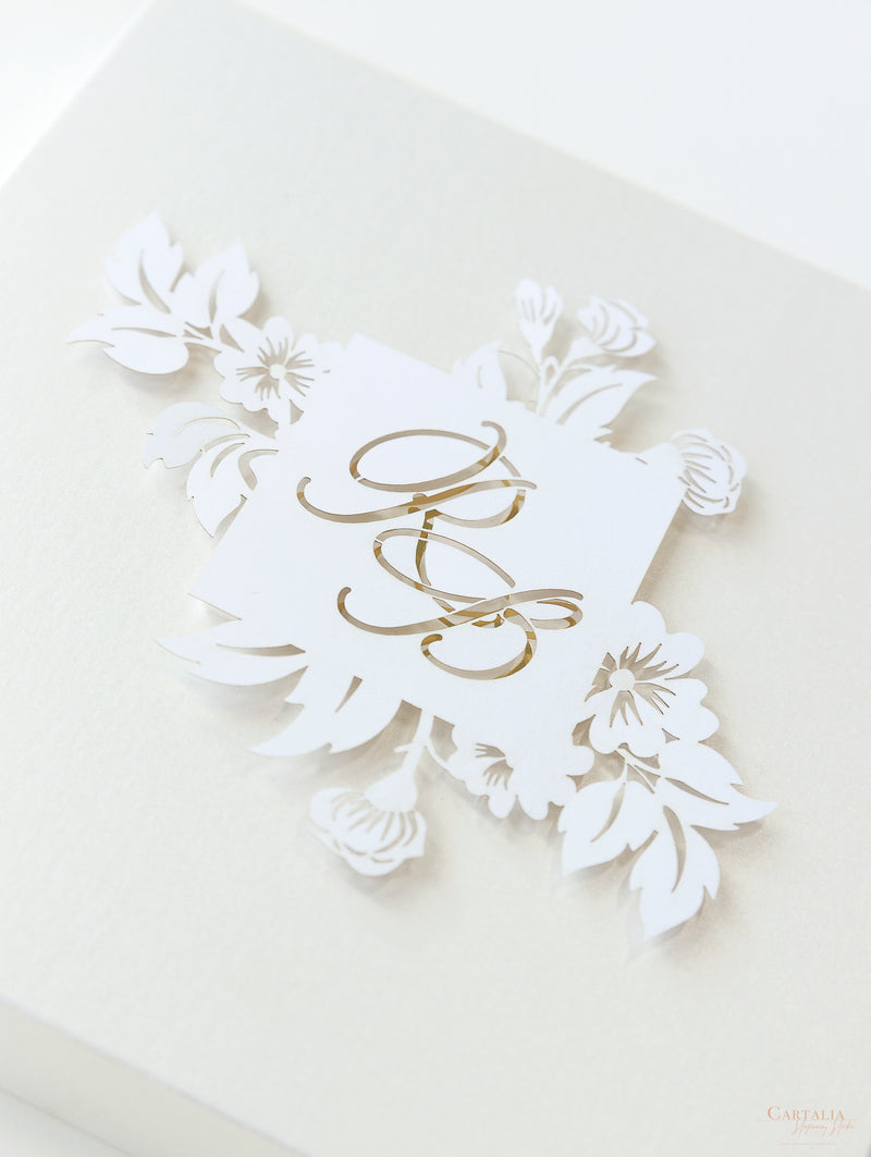 VILLA BALBIANO Wedding Invitations , LAKE COMO|  Couture Bespoke Box  | Bespoke Commission G&P