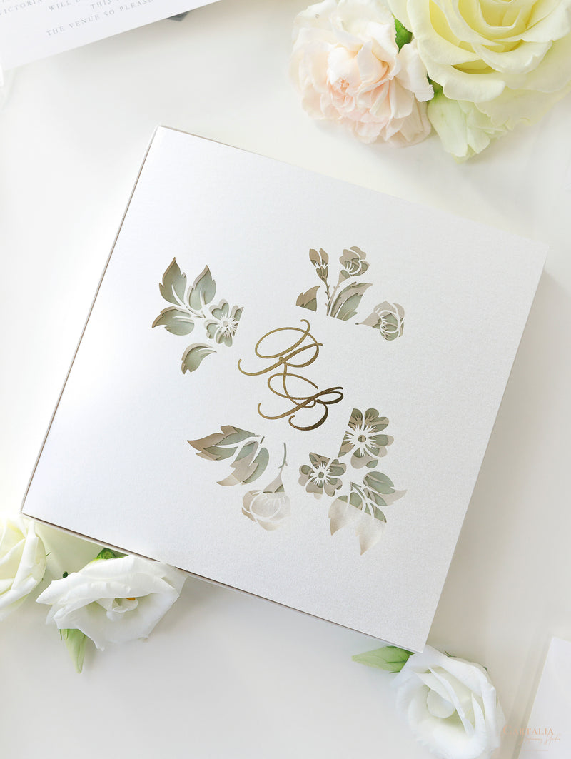 VILLA BALBIANO Wedding Invitations , LAKE COMO|  Couture Bespoke Box  | Bespoke Commission G&P
