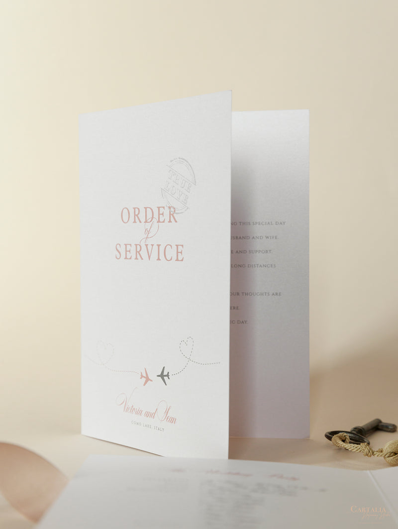 Passport Style Order of Day & Service