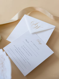 Invitations de mariage du lieu de Grantley Hall | Couture Baspoke Box | Commission sur mesure S&W