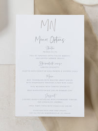 Classic Venue Invitation with Silver Foil | Bespoke Commission M&N