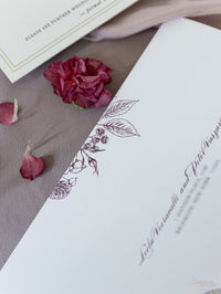 Luxury Letterpress & Foiled Wedding Venue : VILLA DEL BALBIANELLO, LAKE COMO | Bespoke Commission L&P